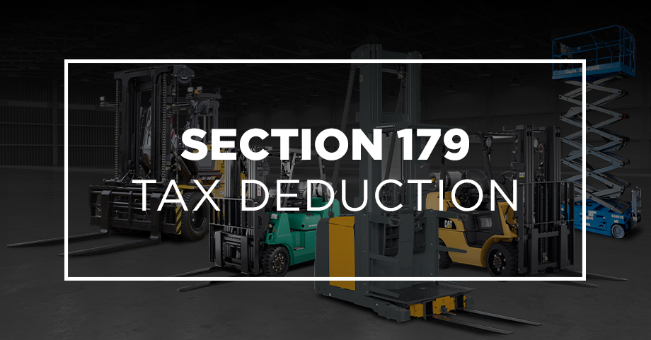 Use Section 179 to Save on Taxes by Deducting New & Used Equipment